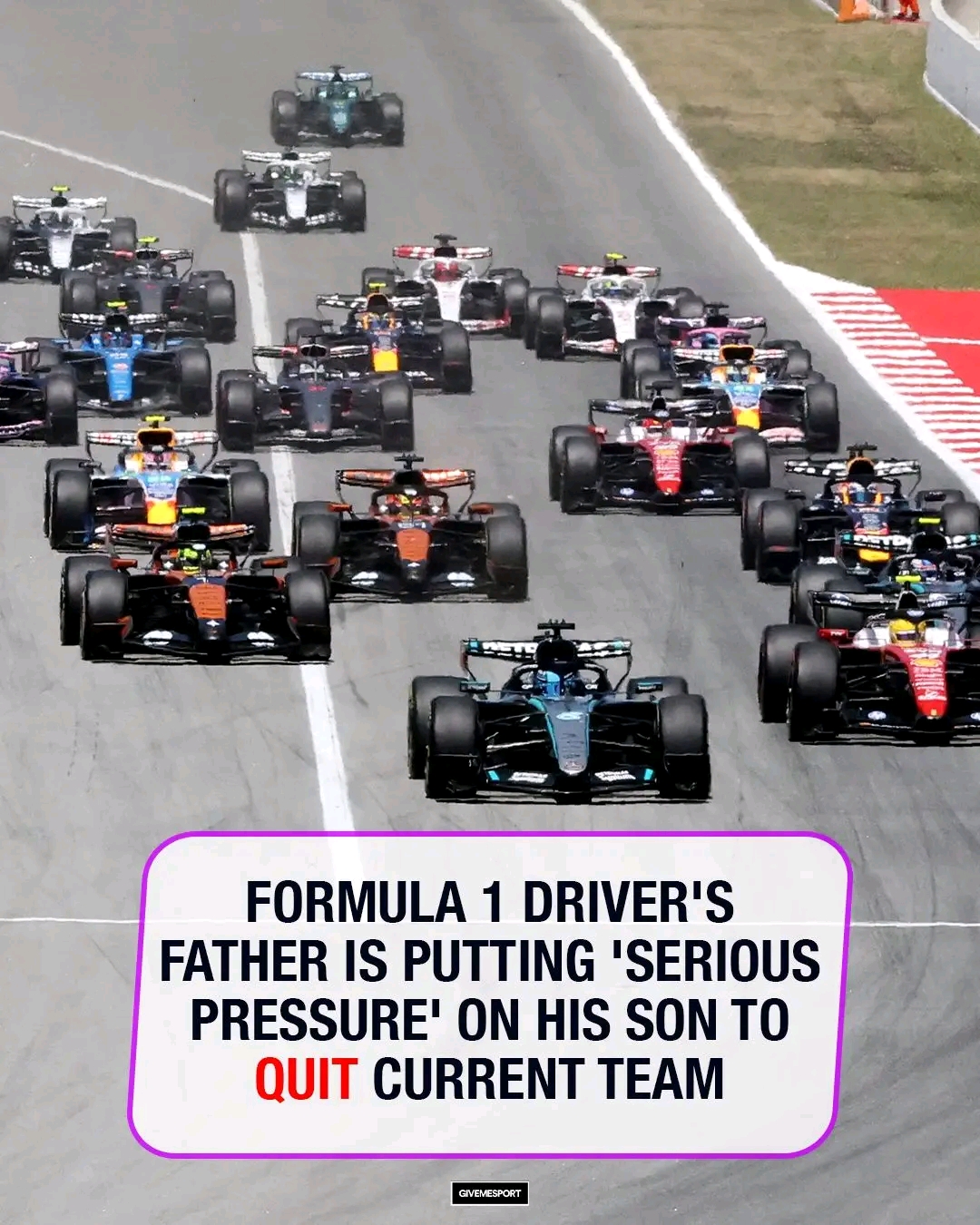 F1 TRANSFER TALK INTENSIFIES AS DRIVER’S FATHER PUSHES FOR A CHANGE OF TEAM