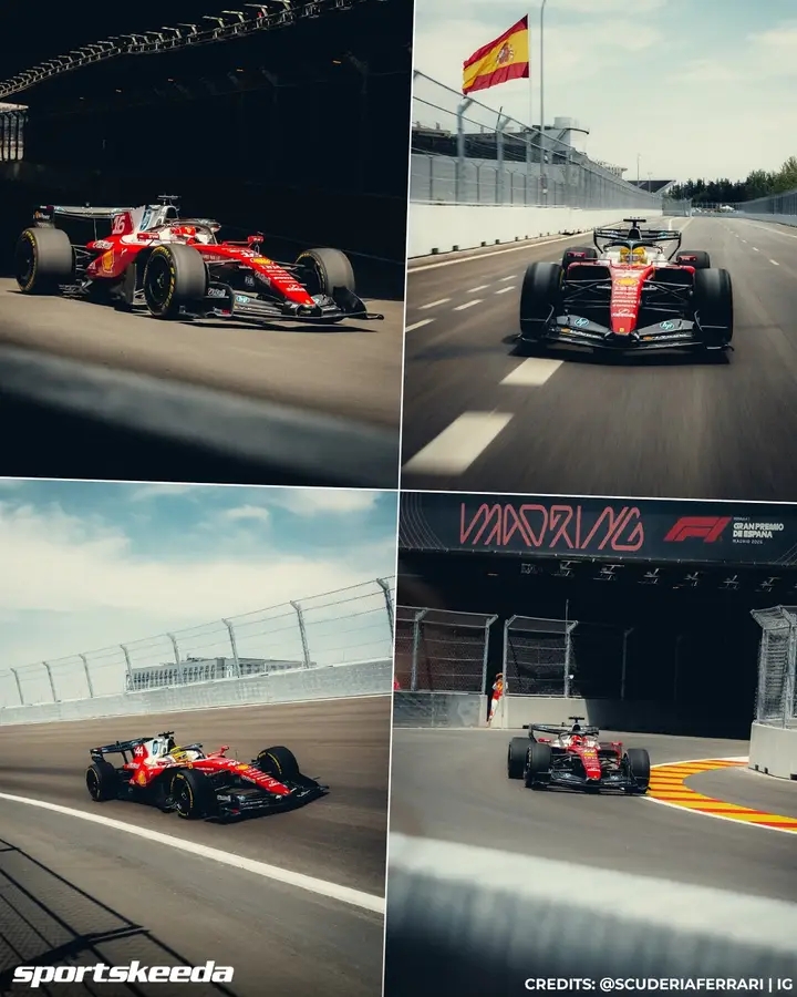 FERRARI MAKES HISTORY WITH FIRST RUN AT MADRID’S NEW F1 CIRCUIT AHEAD OF 2026 SPANISH GRAND PRIX