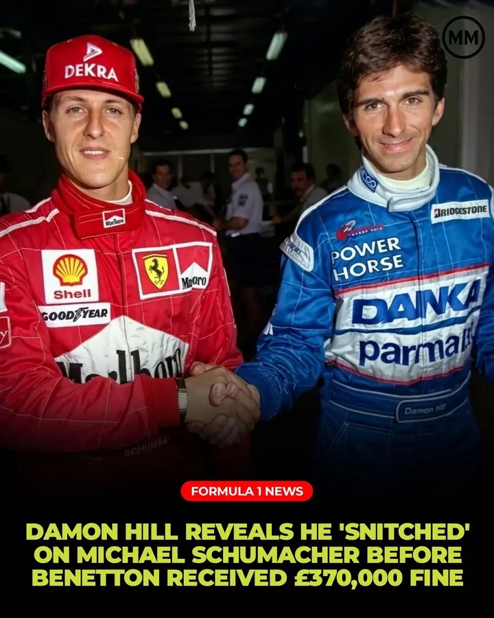 DAMON HILL RECALLS REPORTING MICHAEL SCHUMACHER TO THE FIA DURING F1 TITLE BATTLE