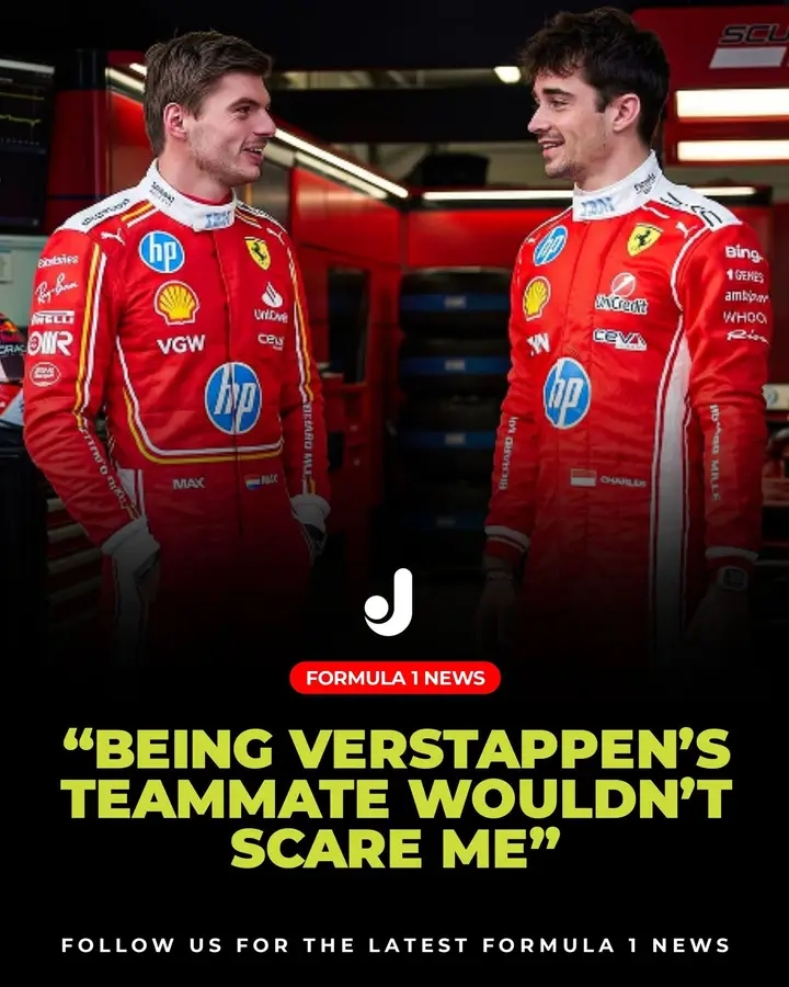 Charles Leclerc Says Racing Alongside Max Verstappen Would Be a Dream Ferrari Story