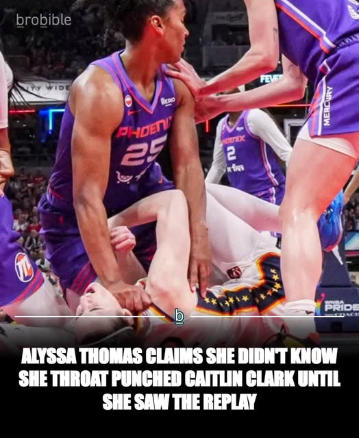 ALYSSA THOMAS BREAKS SILENCE ON CAITLIN CLARK INCIDENT AS WNBA FACES GROWING PRESSURE OVER PLAYER SAFETY AND FAN BEHAVIOR