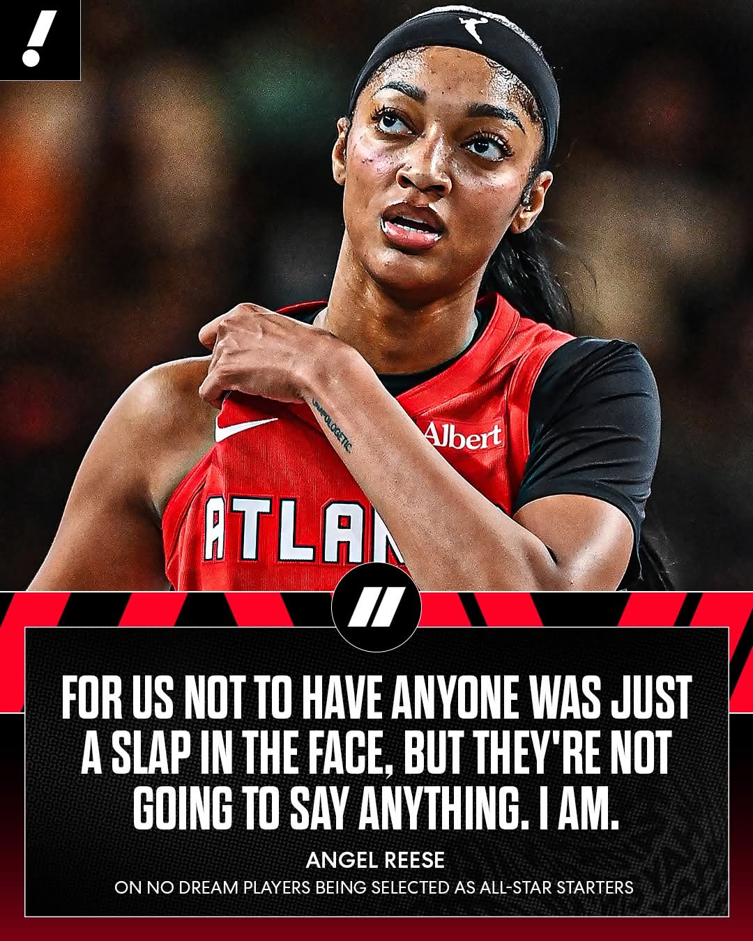 ANGEL REESE DEFENDS ATLANTA DREAM TEAMMATES AFTER ALL-STAR STARTER SNUB SPARKS WNBA DEBATE