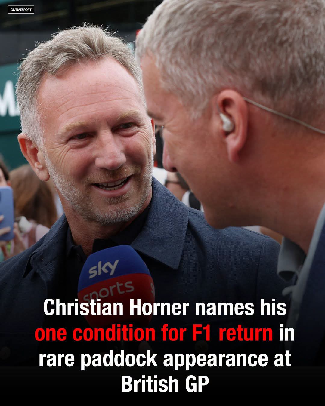 CHRISTIAN HORNER REVEALS THE ONLY CONDITION THAT WILL BRING HIM BACK TO FORMULA 1