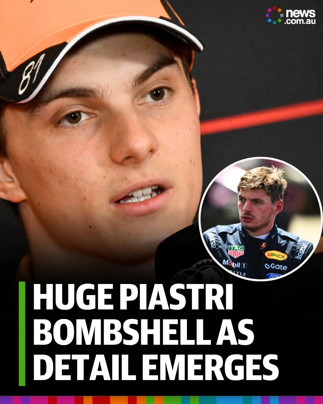 OSCAR PIASTRI’S MCLAREN FUTURE THROWN INTO DOUBT AS MAX VERSTAPPEN SWAP RUMOURS IGNITE F1 SILLY SEASON