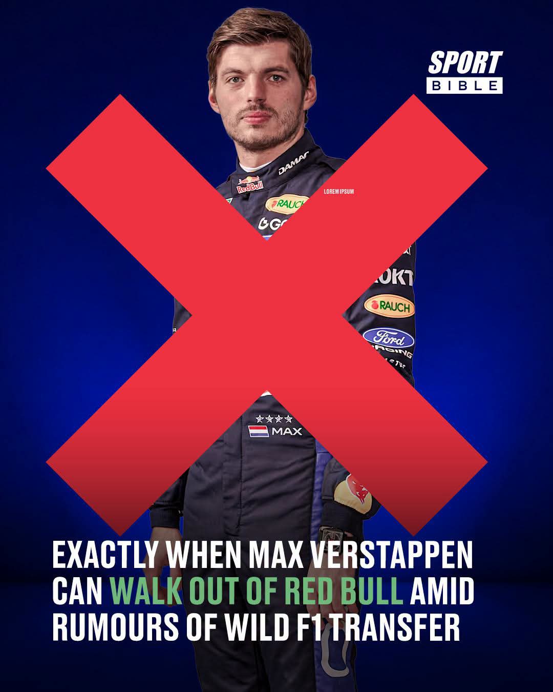 MAX VERSTAPPEN’S RED BULL EXIT CLAUSE ACTIVATED AS MERCEDES, FERRARI AND MCLAREN MONITOR BLOCKBUSTER 2027 TRANSFER