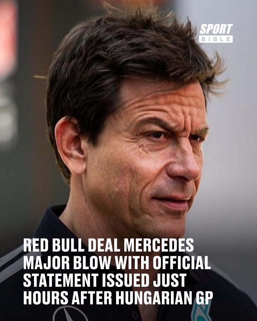 RED BULL STRIKES MAJOR BLOW TO MERCEDES WITH HIGH-PROFILE RECRUITMENT AFTER HUNGARIAN GRAND PRIX