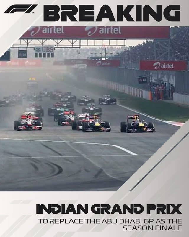 INDIAN GRAND PRIX RETURN RUMORS IGNITE AS F1 FACES UNCERTAINTY OVER ABU DHABI SEASON FINALE