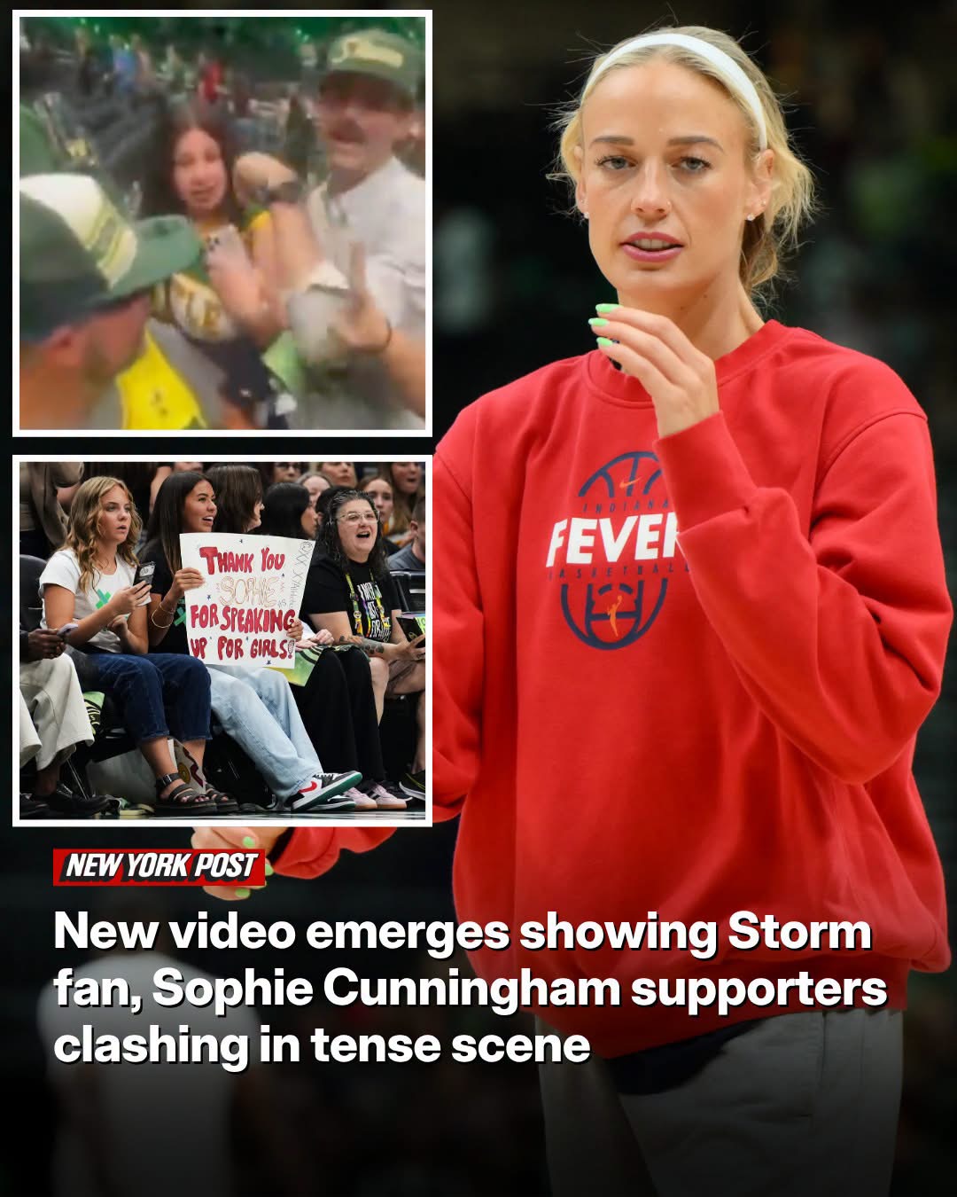 SOPHIE CUNNINGHAM CONTROVERSY ESCALATES AS NEW VIDEO SHOWS HEATED CLASH BETWEEN STORM FANS AND SUPPORTERS