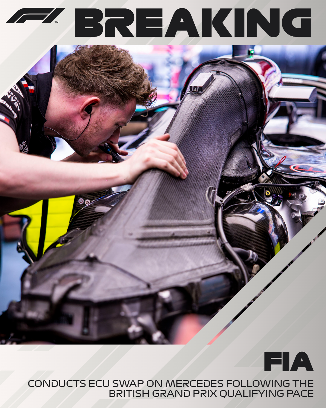 FIA CONDUCTS RANDOM ECU SWAP ON MERCEDES AFTER STUNNING QUALIFYING PERFORMANCE SHAKES THE FORMULA 1 PADDOCK