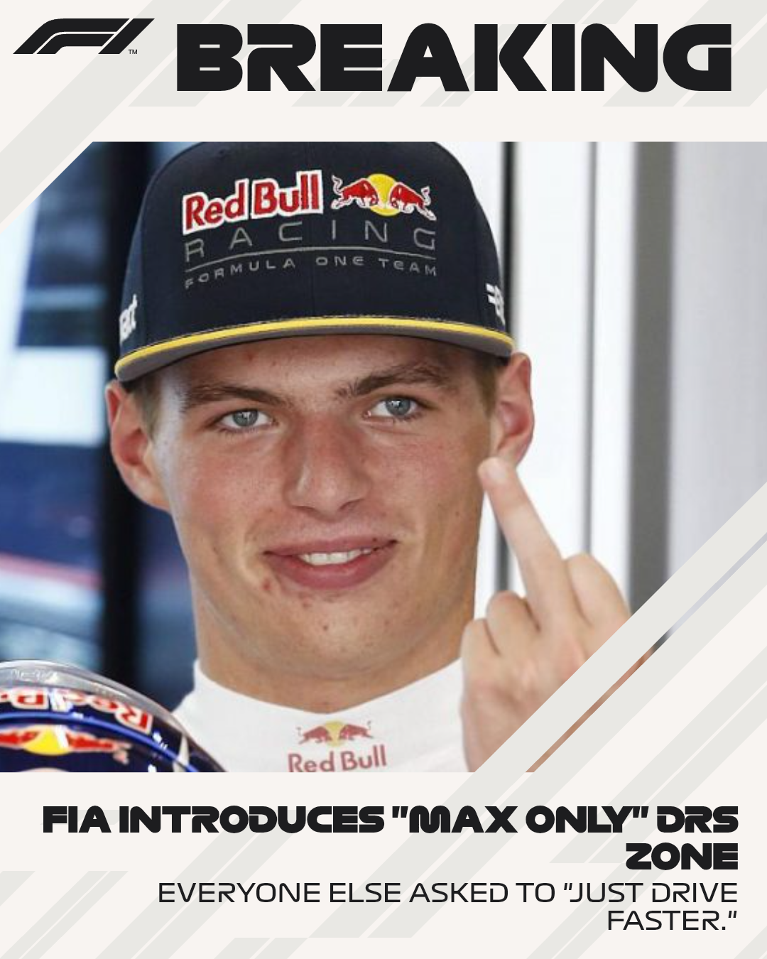 FIA SHOCKS F1 WITH ‘MAX ONLY’ DRS ZONE AS RIVALS TOLD TO “JUST DRIVE FASTER”