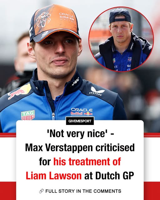 MAX VERSTAPPEN FACES BACKLASH AFTER LIAM LAWSON COMMENTS AS NICO ROSBERG QUESTIONS HIS DUTCH GP ATTITUDE