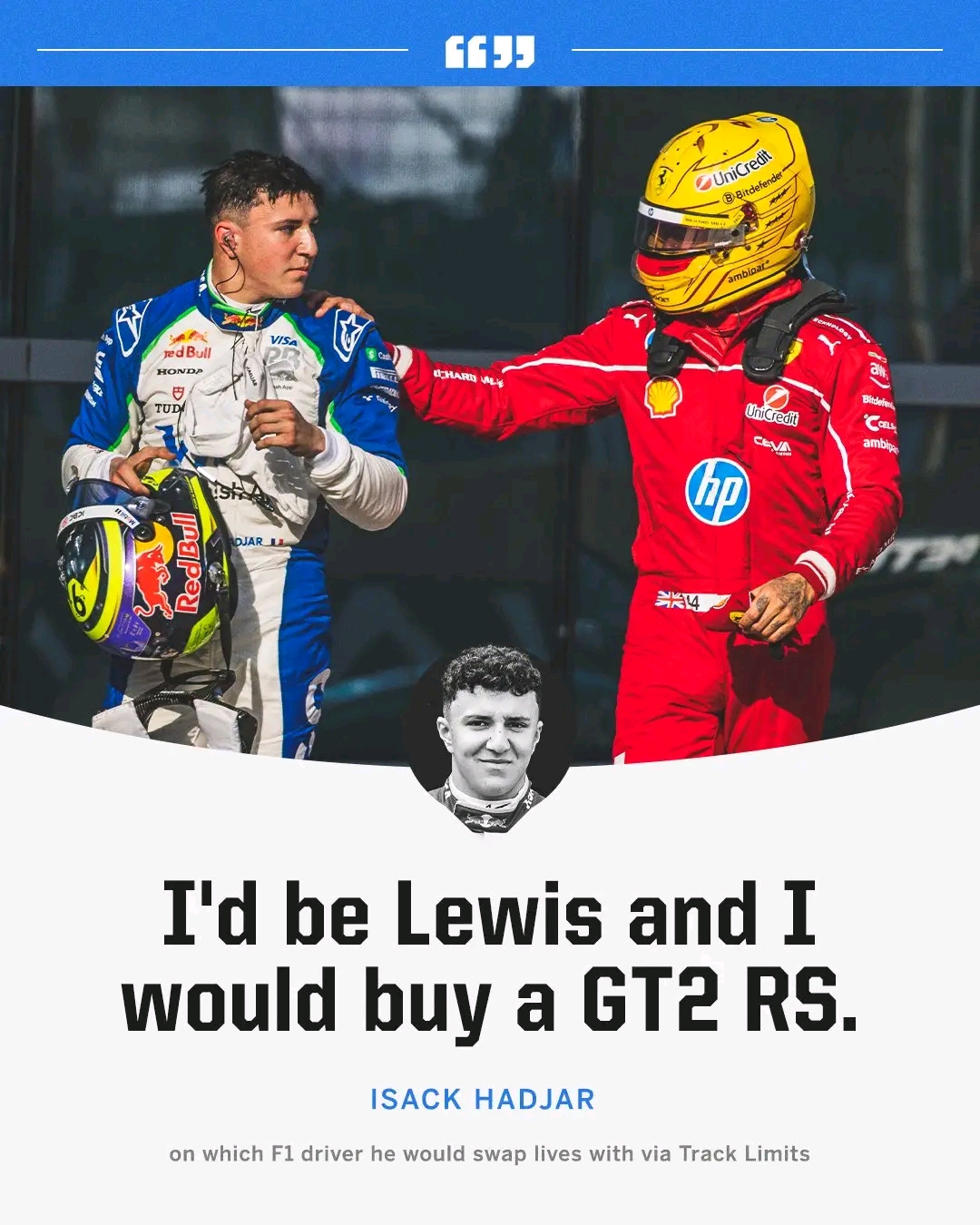 When Isack Hadjar Was Asked Which F1 Personality He’d Choose to Trade Lives With for a Day…