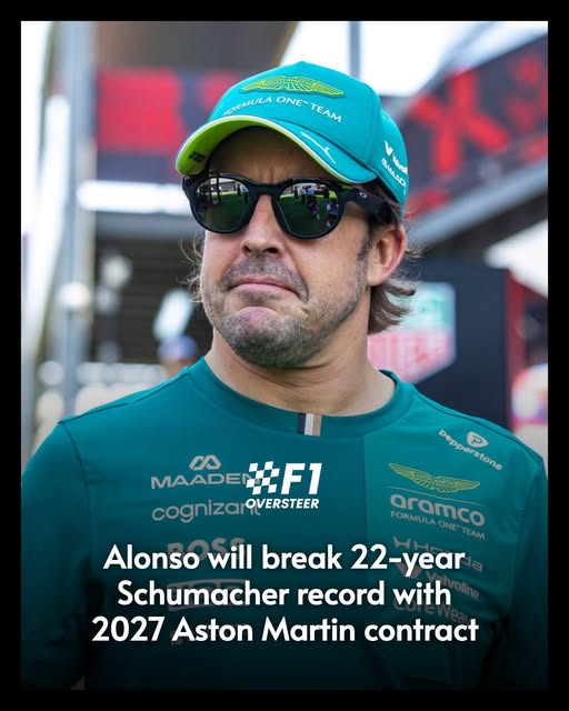 BREAKING: FERNANDO ALONSO SET TO BREAK MICHAEL SCHUMACHER RECORD WITH ASTON MARTIN 2027 CONTRACT