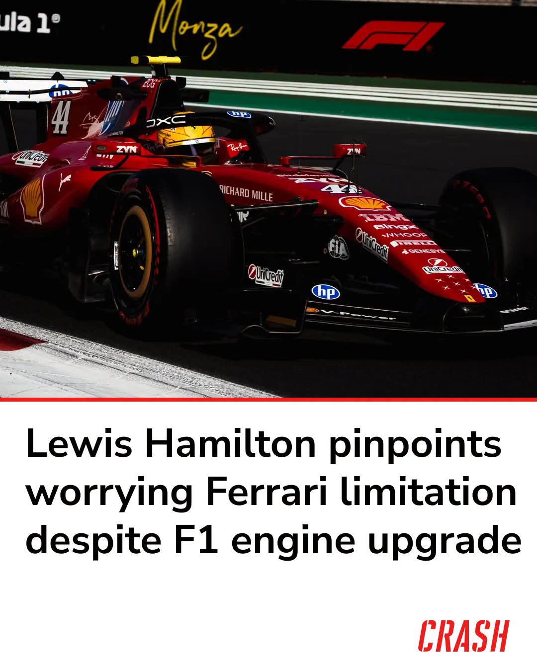 LEWIS HAMILTON EXPOSES FERRARI’S BIGGEST MONZA PROBLEM DESPITE NEW ENGINE UPGRADE