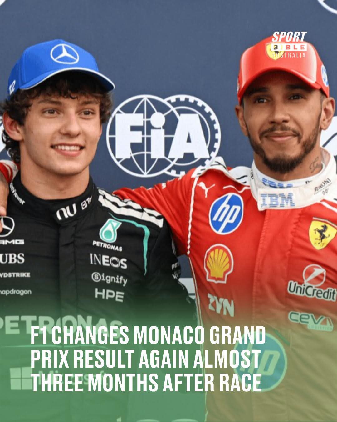 MONACO GRAND PRIX RESULT CHANGED AGAIN AS PIERRE GASLY LOSES PODIUM AND ISACK HADJAR GETS MAJOR BOOST