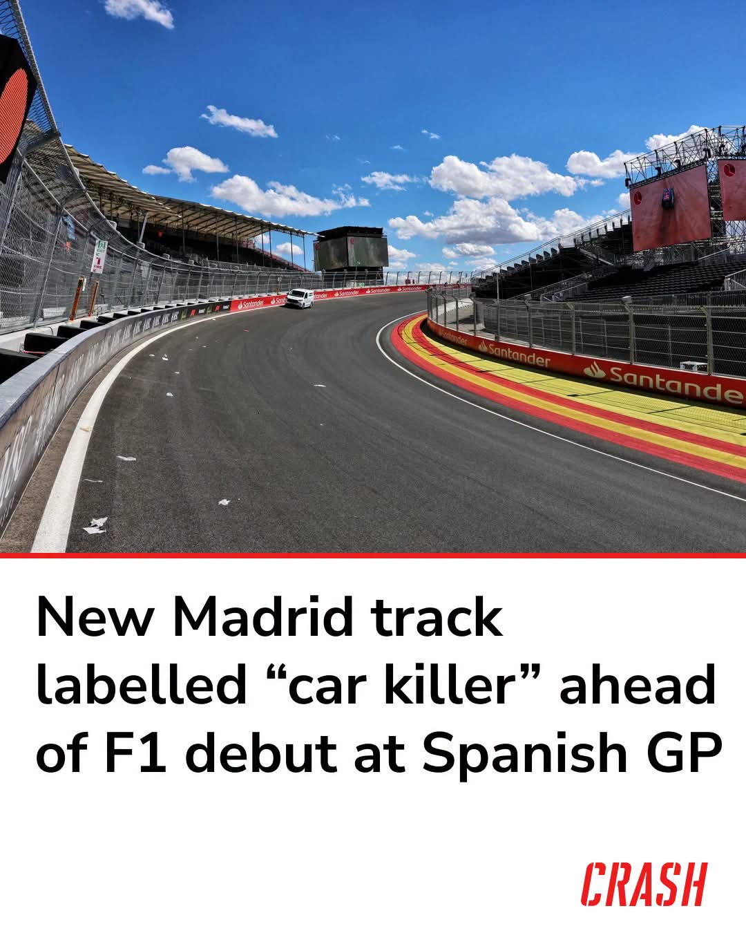 F1’S NEW MADRID CIRCUIT BRANDED A ‘CAR KILLER’ AFTER 19 RED FLAGS IN F3 TEST