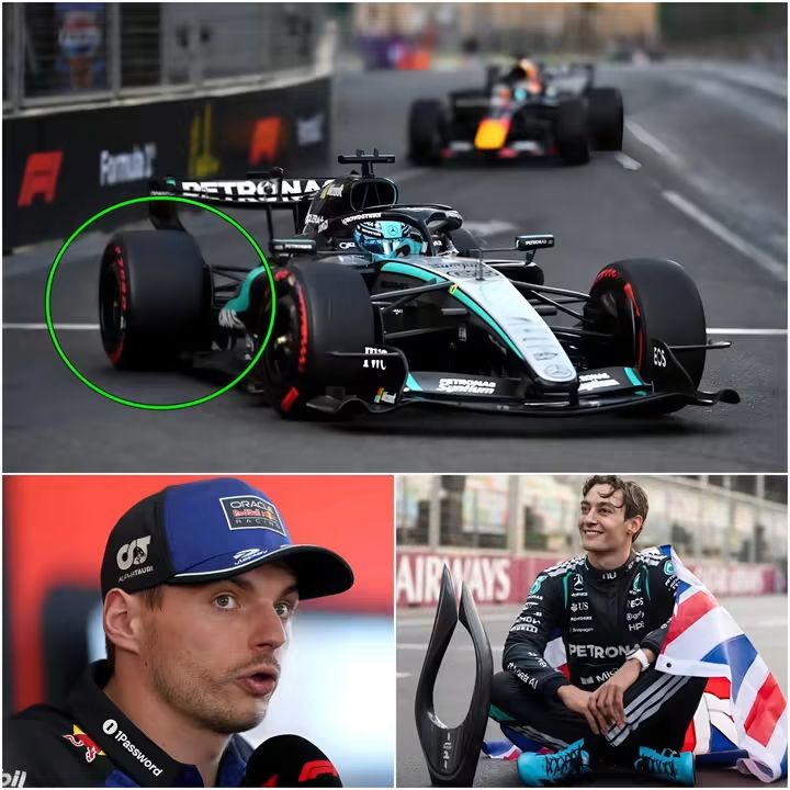 FICTIONAL F1 DRAMA: MAX VERSTAPPEN CALLS FOR FIA PROBE INTO GEORGE RUSSELL’S MYSTERY MERCEDES DEVICE