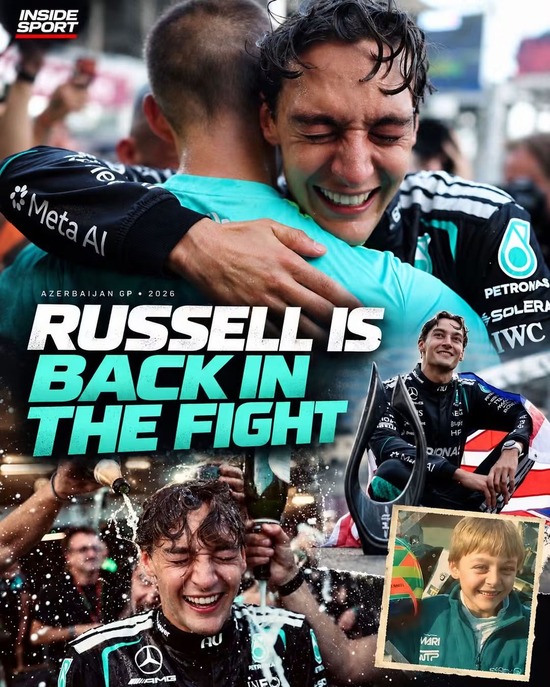 GEORGE RUSSELL DELIVERS ICE-COLD LIGHTS-TO-FLAG WIN IN BAKU TO REIGNITE 2026 F1 TITLE FIGHT