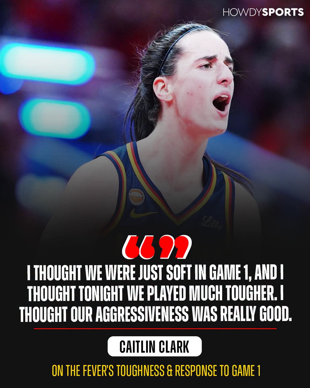 Caitlin Clark and the Fever showed the intensity they needed to even the series. That’s what playoff mentality looks like…