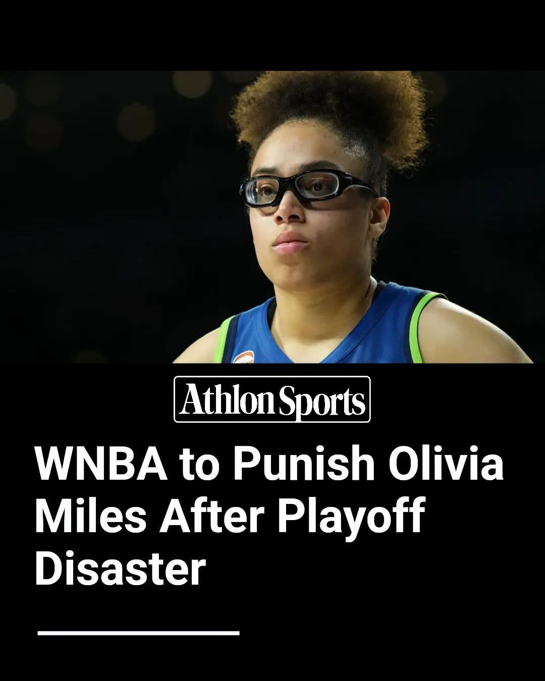 WNBA To Punish Olivia Miles After Playoff Disaster