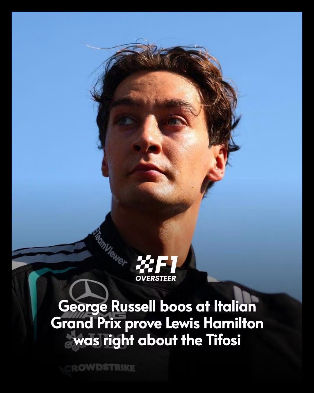 GEORGE RUSSELL BOOED AT MONZA AS LEWIS HAMILTON’S OLD WARNING ABOUT THE TIFOSI RETURNS