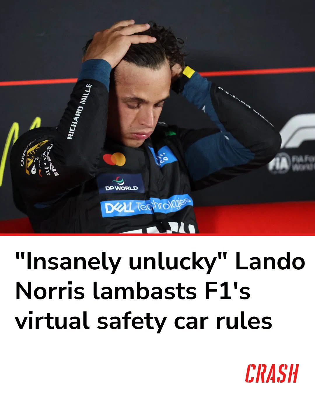 INSANELY UNLUCKY – LANDO NORRIS SLAMS VIRTUAL SAFETY CAR RULES AFTER LOSING SPANISH GRAND PRIX WIN