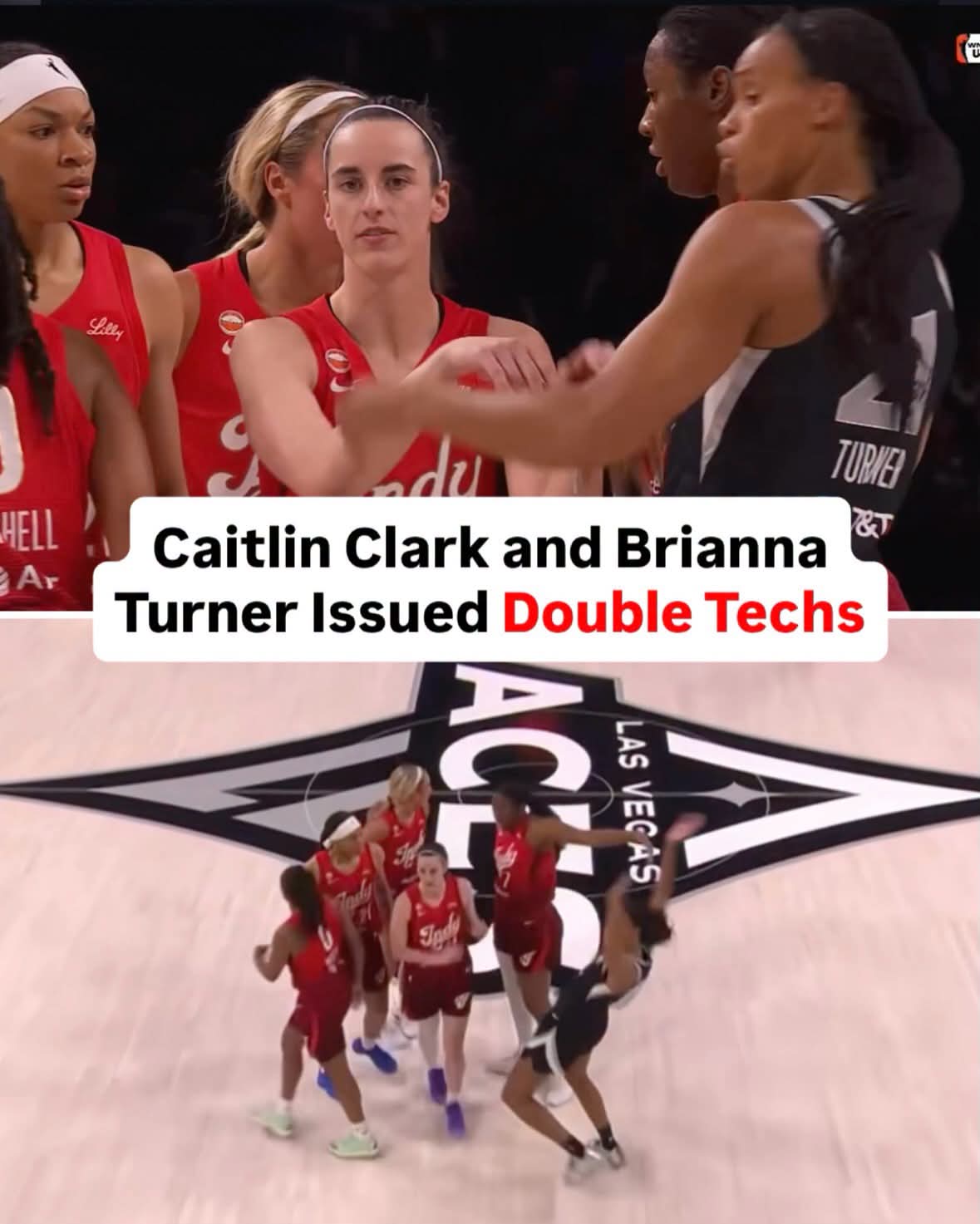 Caitlin Clark And Aliyah Turner Hit With Technical Fouls After Fever Huddle Altercation