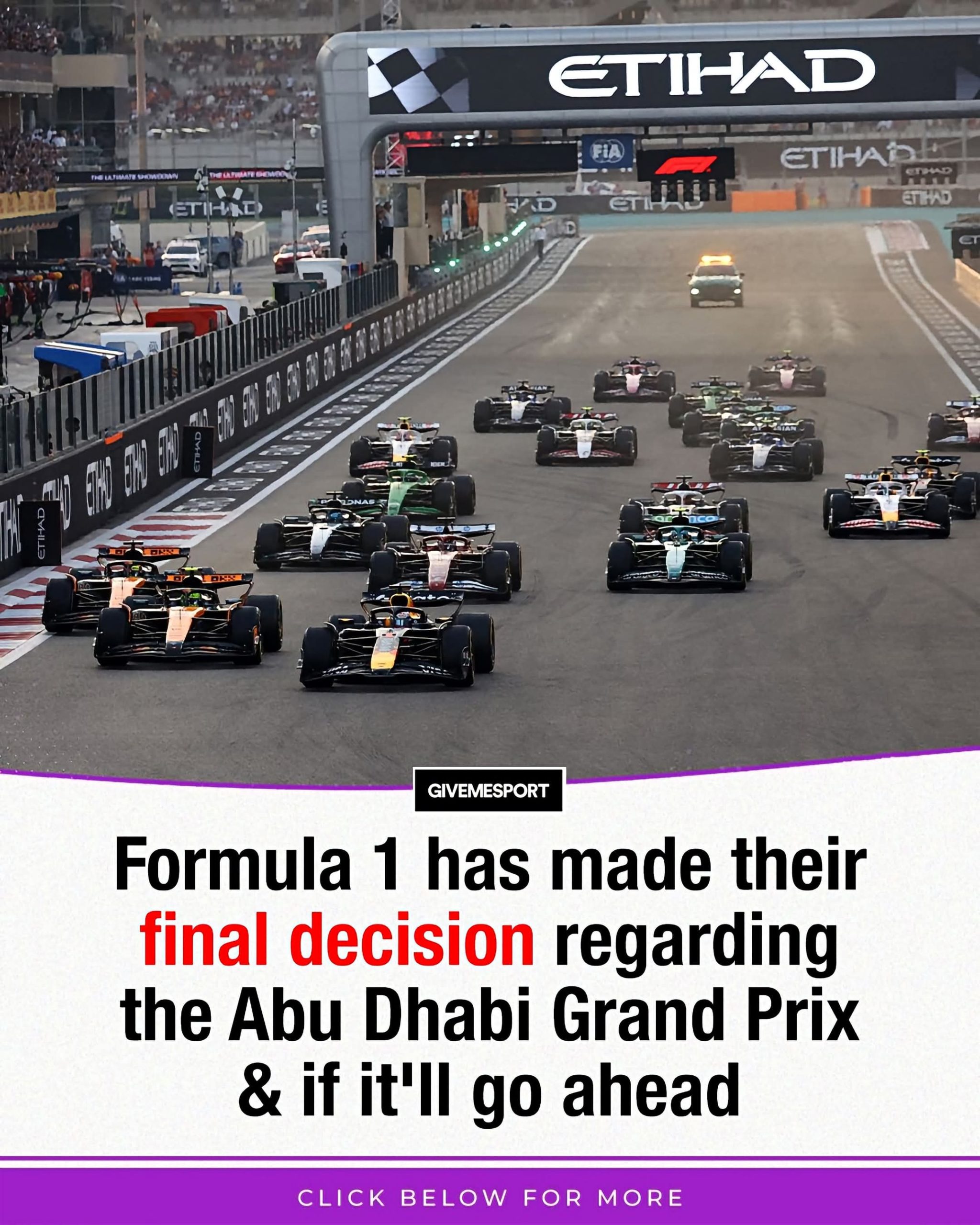F1 MAKES FINAL DECISION ON ABU DHABI GRAND PRIX AS QATAR AND YAS MARINA FINALE CONFIRMED