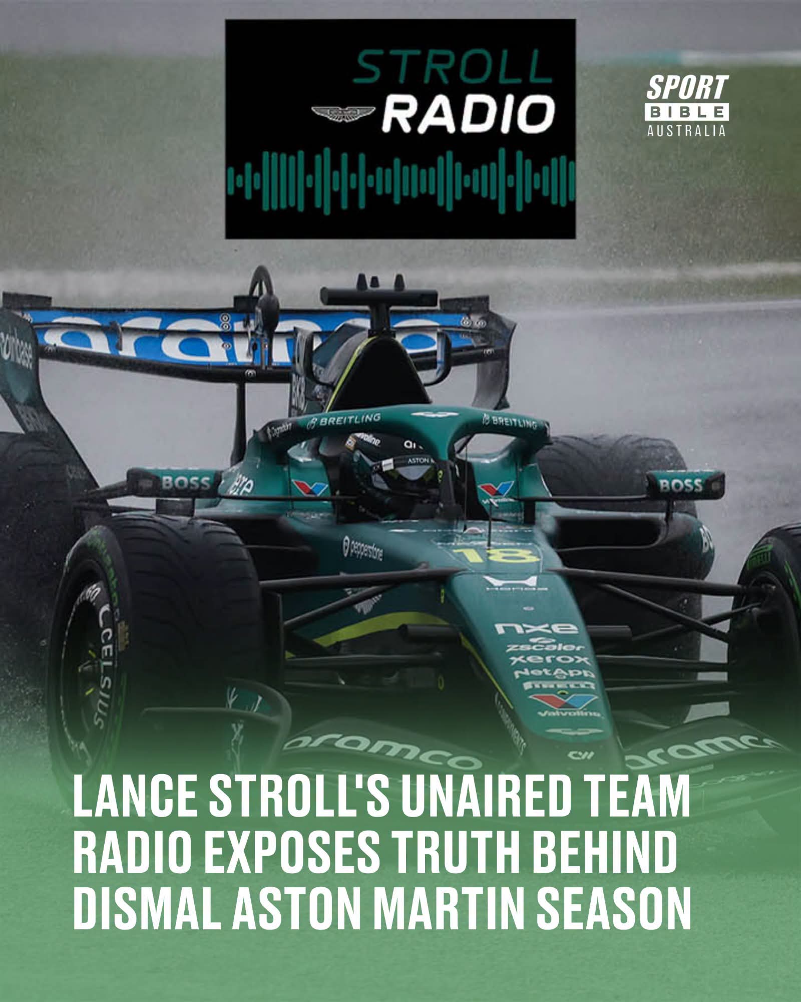 LANCE STROLL’S UNAIRED TEAM RADIO DURING BAHRAIN GP COMPLETELY SUMS UP HIS SEASON