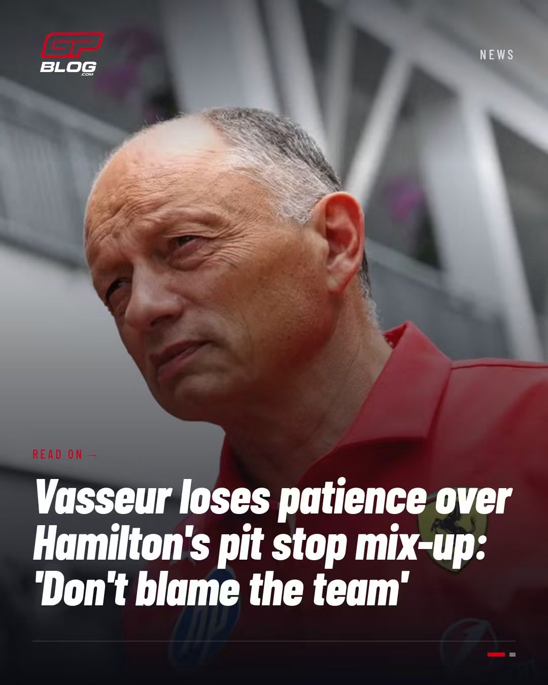 DON’T BLAME THE TEAM: VASSEUR DEFENDS FERRARI AFTER HAMILTON’S COSTLY SINGAPORE STRATEGY CALL BACKFIRES