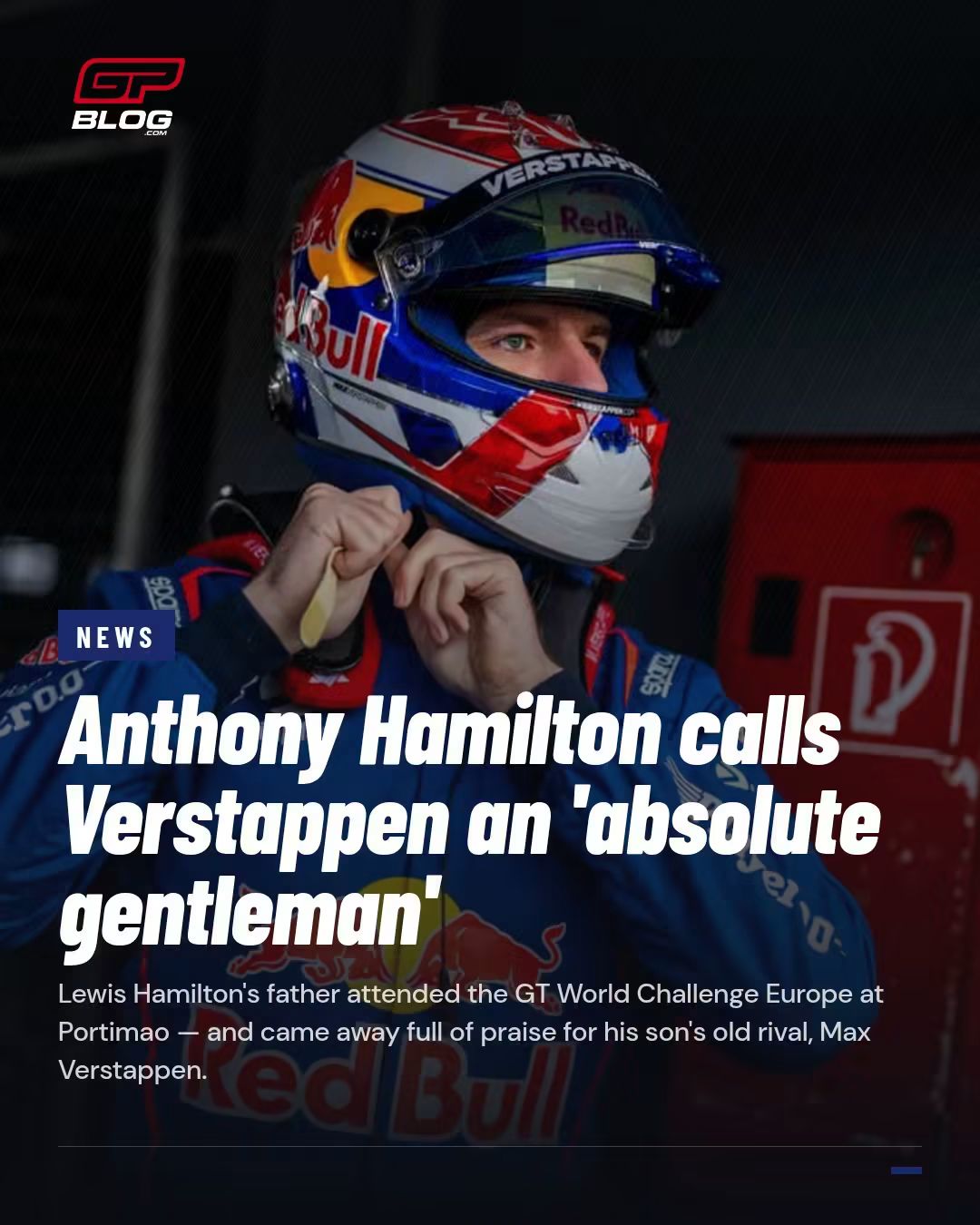 LEWIS HAMILTON’S FATHER SHARES RARE PHOTOS WITH MAX VERSTAPPEN AND VALENTINO ROSSI AFTER FRIENDLY CATCH-UP AT PORTIMÃO GT EVENT