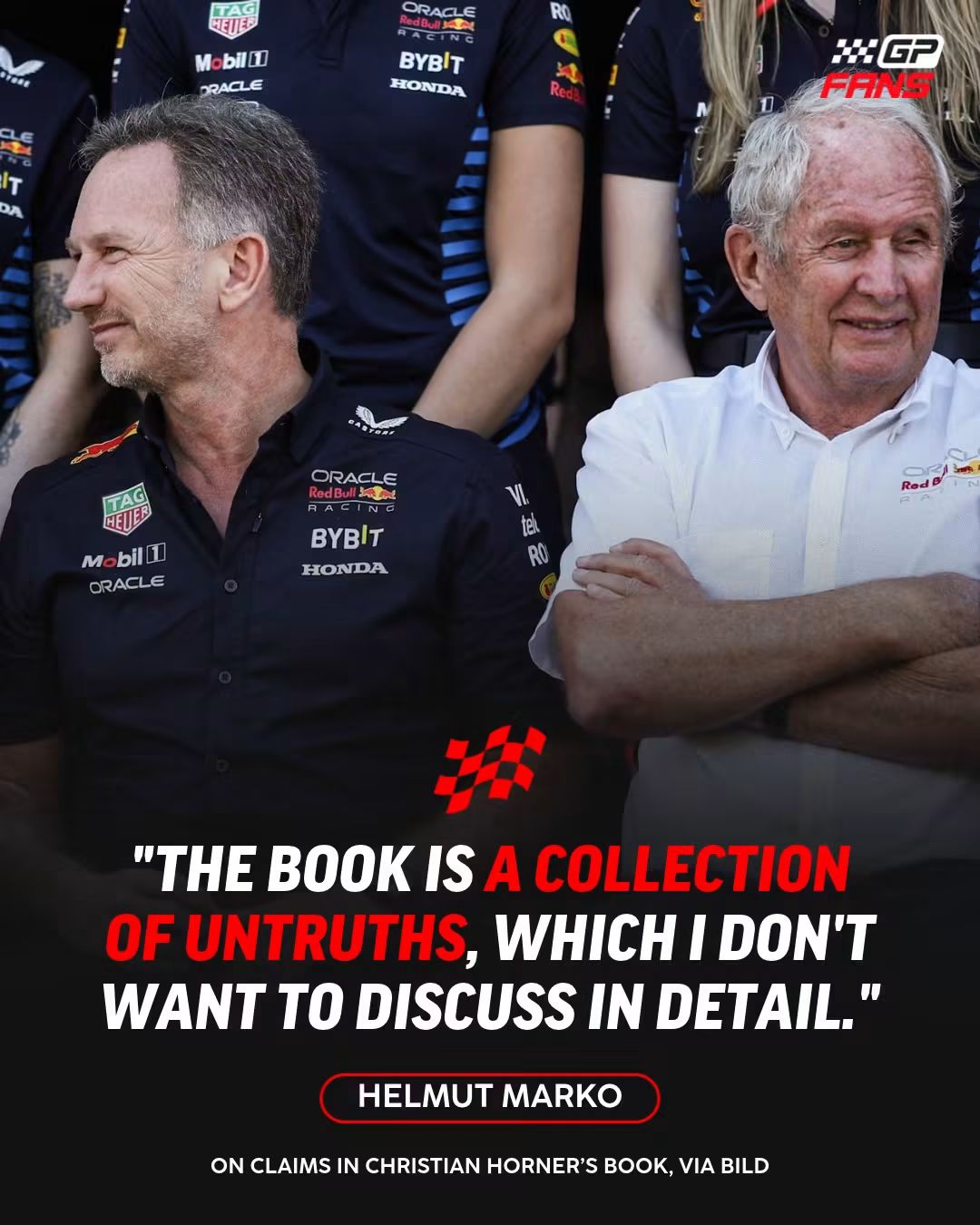 HELMUT MARKO FIRES BACK AT CHRISTIAN HORNER OVER “COLLECTION OF UNTRUTHS” IN EXPLOSIVE NEW BOOK DRAMA
