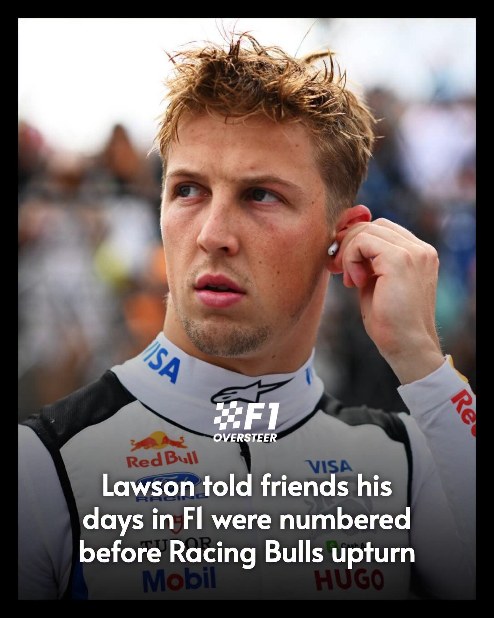 LIAM LAWSON’S FORMULA 1 FUTURE TAKES SHOCK TURN AFTER HE REPORTEDLY GAVE UP HOPE OF KEEPING HIS SEAT