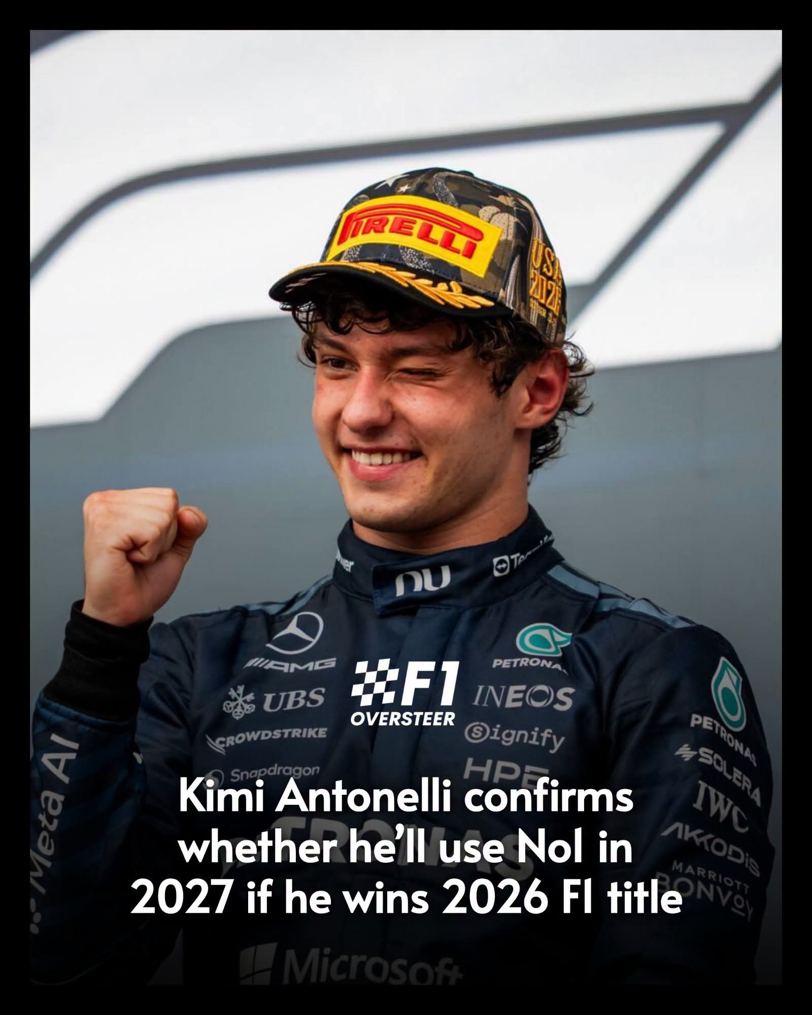 KIMI ANTONELLI MAKES SHOCKING DECISION ON NUMBER 1 PLATE AS MERCEDES STAR CLOSES IN ON 2026 F1 TITLE