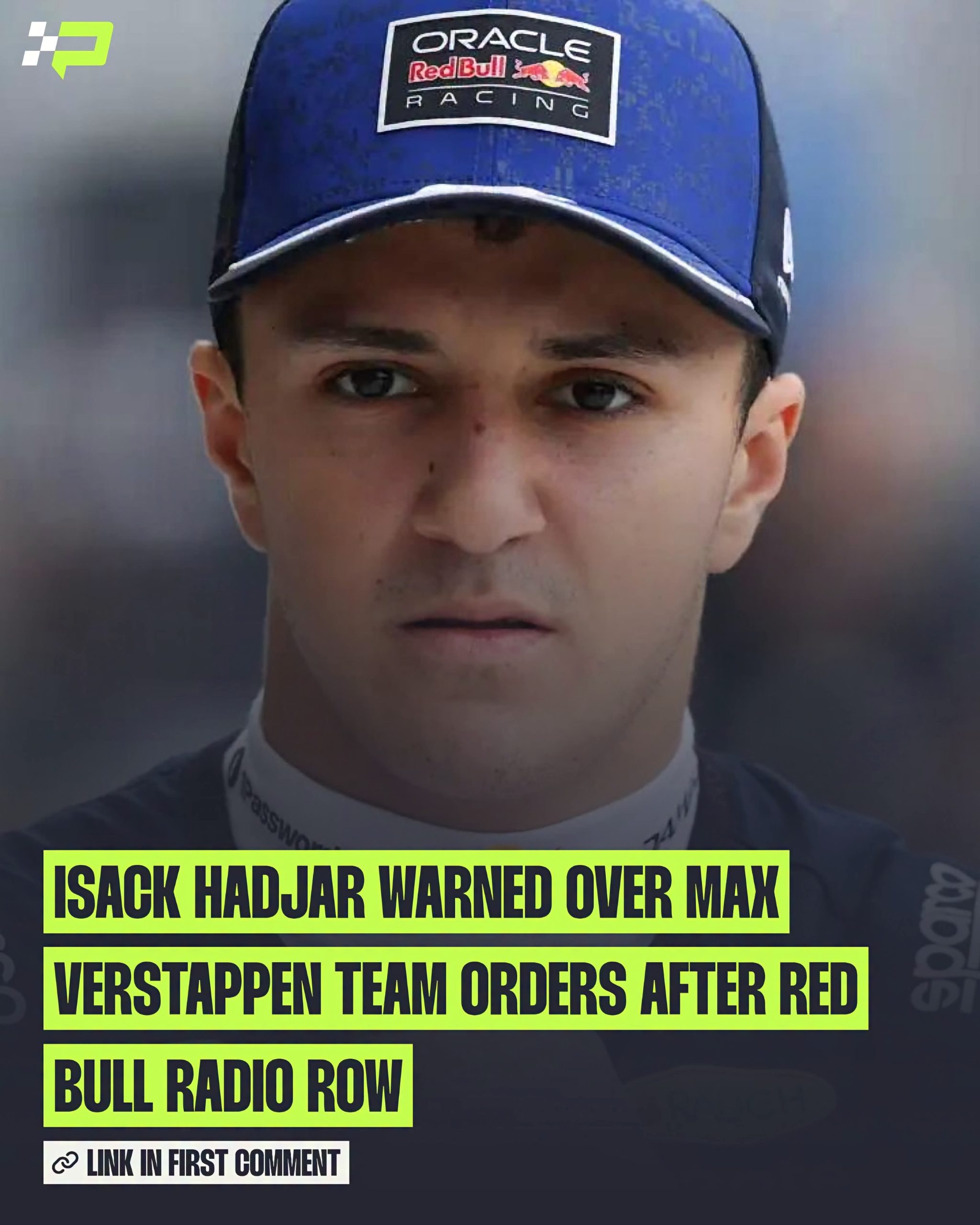 ISACK HADJAR FACES RED BULL WARNING AFTER REFUSING TO MOVE ASIDE FOR MAX VERSTAPPEN