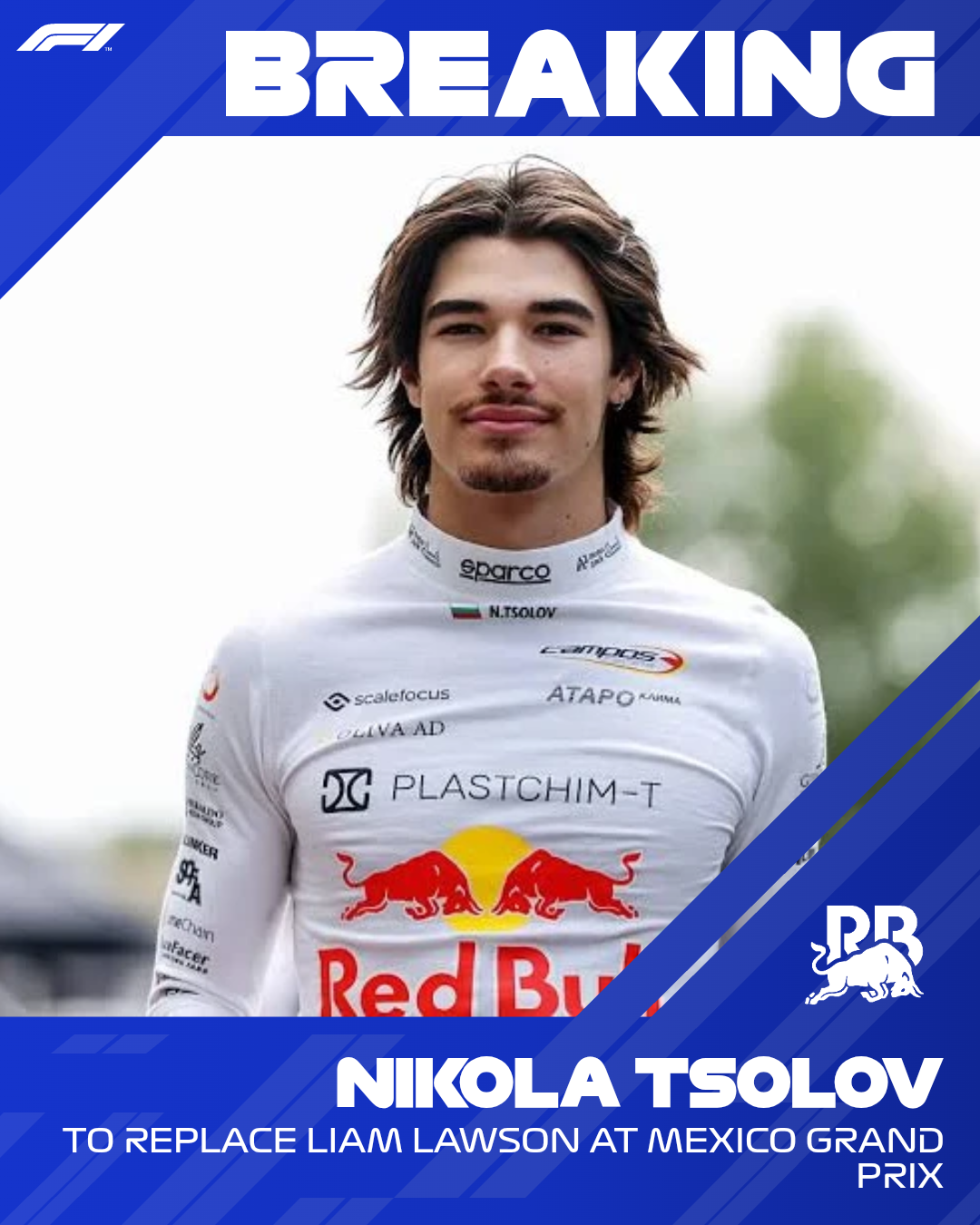 LIAM LAWSON DROPPED FROM MEXICO CITY GP FP1 AS RED BULL JUNIOR NIKOLA TSOLOV GETS MAJOR F1 OPPORTUNITY